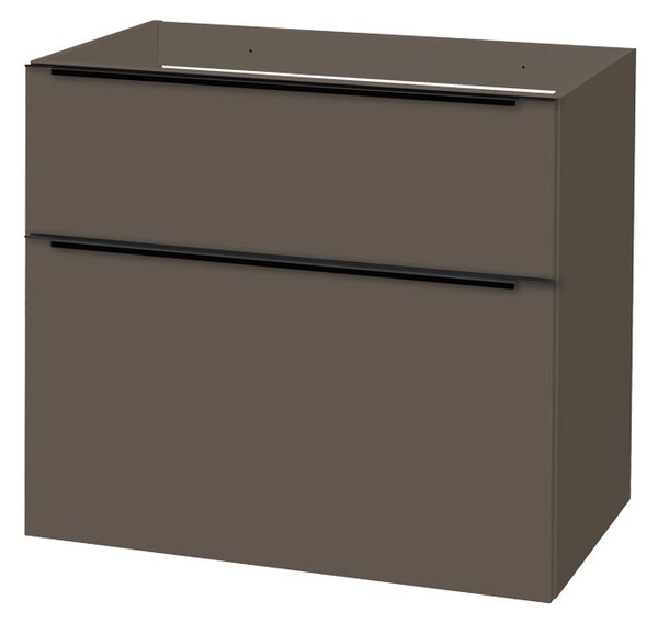 Mereo Mereo, Mailo, dulap baie 81 cm, mâner negru, MER-CN561SB