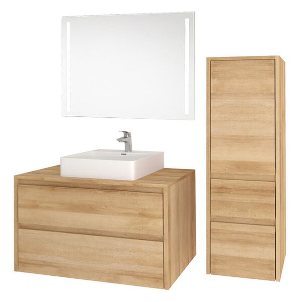 Mereo Mereo, Mailo, Opto, Top dulap de baie, Stejar Riviera, MER-CN920D