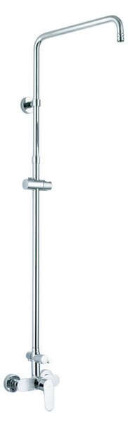 Mereo Mereo, Baterie de duș de perete Viana 150 mm cu tijă de duș fără accesorii, MER-CBE60104S