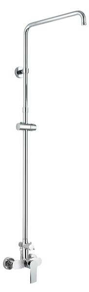 Mereo Mereo, Baterie de duș de perete Dita 150 mm cu tijă de duș fără accesorii, MER-CBE60104SD1