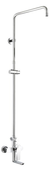 Mereo Mereo, Baterie de baie murală Dita cu tijă de duș fără accesorii, MER-CBE60101SD1