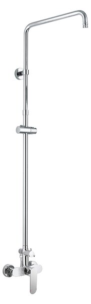 Mereo Mereo, Baterie de duș de perete Mada 150 mm cu tijă de duș fără accesorii, MER-CBE60104SM