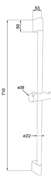 Mereo Mereo, Set de dus cu robinet termostatic, MER-BTS02N