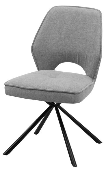 Scaun NELE structura metalica, gri, 61x61x48/86