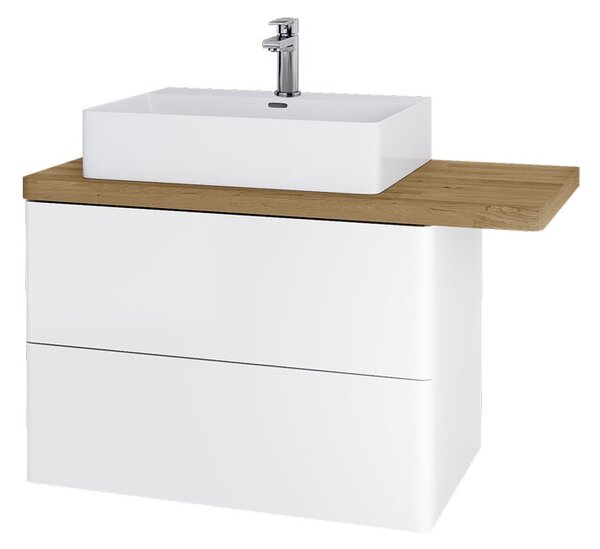 Mereo Mereo, Siena, dulap baie cu chiuveta ceramica 81 cm, MER-CN411