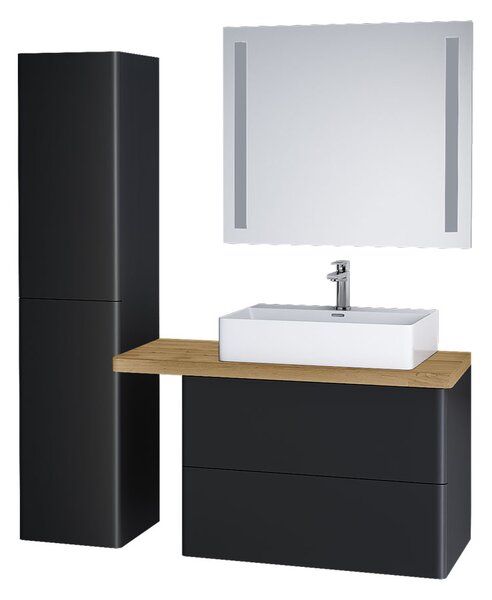 Mereo Mereo, Siena, dulap baie 155 cm înălțime, L/P, MER-CN434LP
