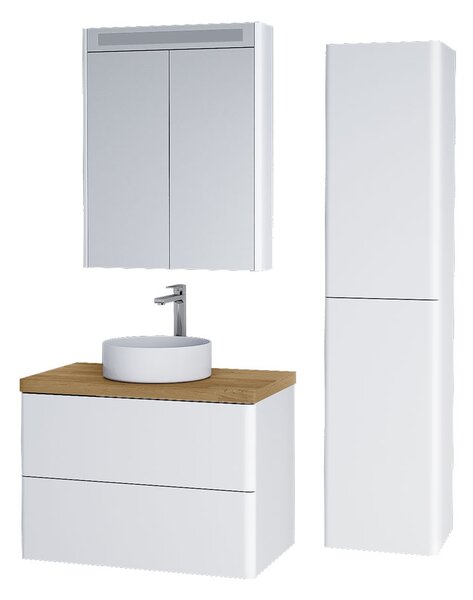 Mereo Mereo, Siena, dulap baie 155 cm înălțime, L/P, MER-CN434LP