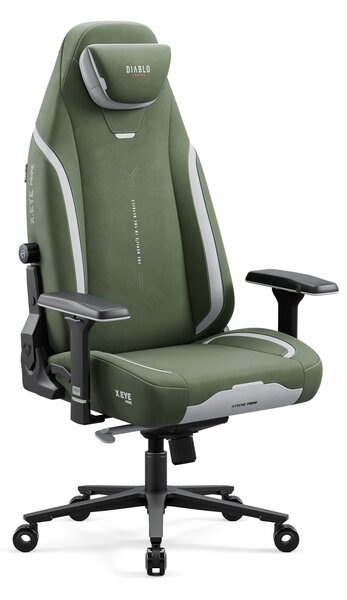 Scaun gaming verde Diablo X.Eye Prime, Normal Size, Gothic Green