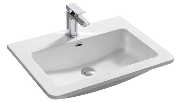 Mereo Mereo, Siena, Dulap de baie cu chiuvetă din marmură turnată 61 cm, MER-CN410M