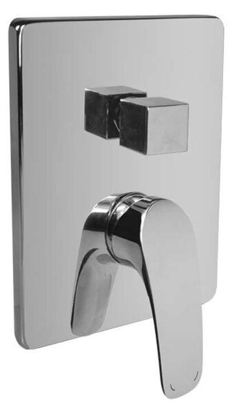 Mereo Mereo, Baterie de duș ascunsă cu comutator, Eve, Mbox, capac rotund, MER-CBV60106C