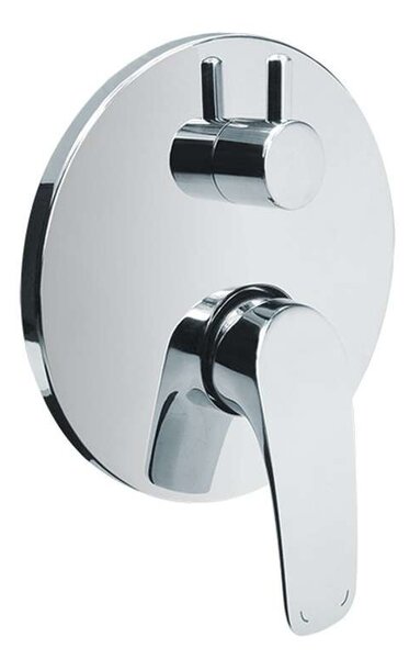 Mereo Mereo, Baterie de duș ascunsă cu comutator, Eve, Mbox, capac rotund, MER-CBV60106A
