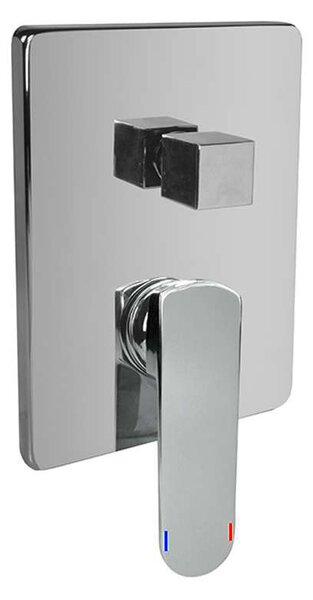 Mereo Mereo, Baterie de duș ascunsă cu comutator, Mada, Mbox, capac rotund, MER-CBQ60106MC