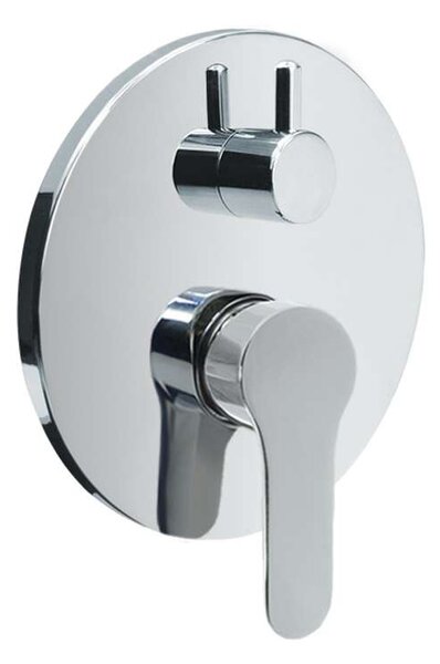 Mereo Mereo, Baterie de duș ascunsă cu comutator, Zuna, Mbox, capac, crom, MER-CB60106ZA
