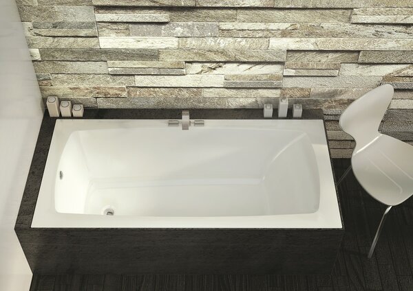 Hoesch Largo cada dreptunghiulară 170x75 cm alb 3707.010