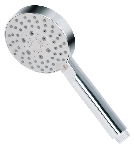 Mereo Mereo, Set de duș cu robinet termostatic cu buton ascuns - 2 căi - capac oval, MER-CB60106TB3