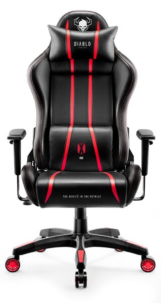 Scaun Gaming Diablo X-One 2.0 Small: Negru-Roșu