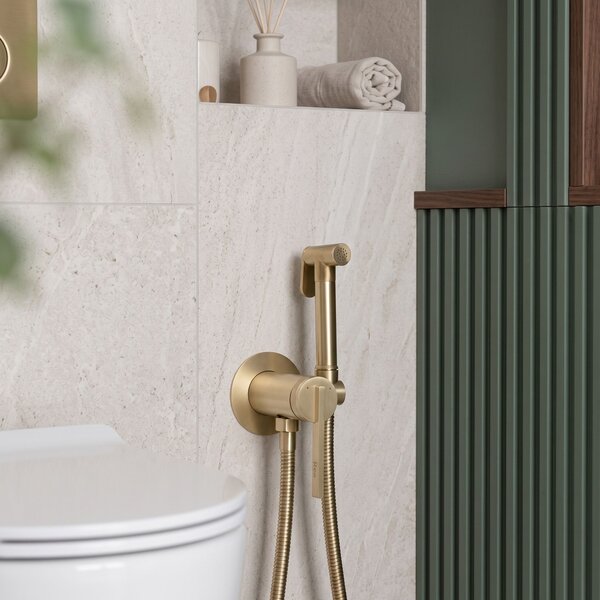 Baterie bideu Rea Grace Brush Gold