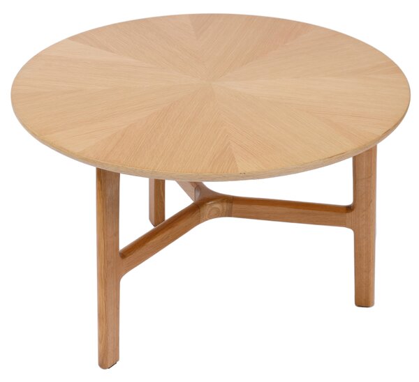 MAZZONI EXPORT BELLUNO Frasin Natural - MĂSUȚĂ DE CAFEA DIN LEMN Ø65 cm ROTUNDĂ MODERN CLASSIC
