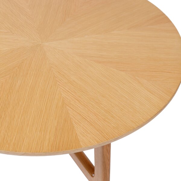 MAZZONI EXPORT BELLUNO Frasin Natural - MĂSUȚĂ DE CAFEA DIN LEMN Ø65 cm ROTUNDĂ MODERN CLASSIC