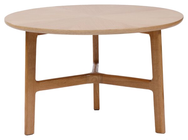 MAZZONI EXPORT BELLUNO Frasin Natural - MĂSUȚĂ DE CAFEA DIN LEMN Ø65 cm ROTUNDĂ MODERN CLASSIC