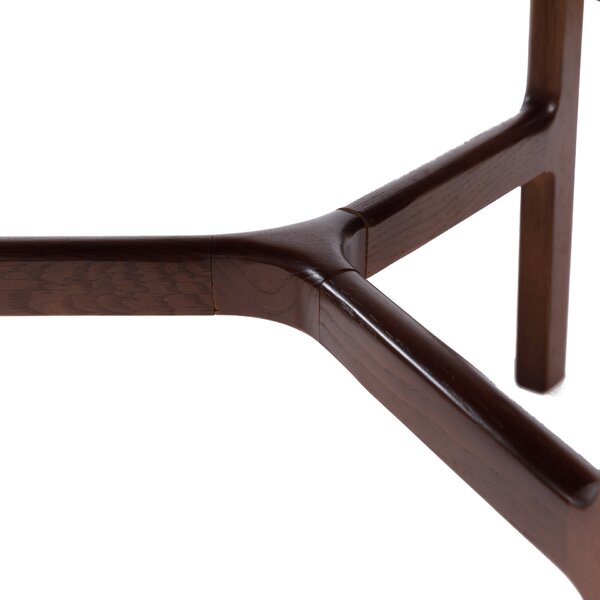 MAZZONI EXPORT BELLUNO Nuc Natural (Maro Închis) - MĂSUȚĂ DE CAFEA DIN LEMN Ø65 cm ROTUNDĂ MODERN CLASSIC
