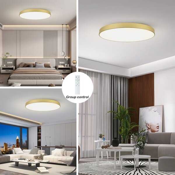 Brilagi - Corp LED dimabil POOL SMART, 128W, 230V, 100 cm, auriu, Wi-Fi Tuya + telecomandă