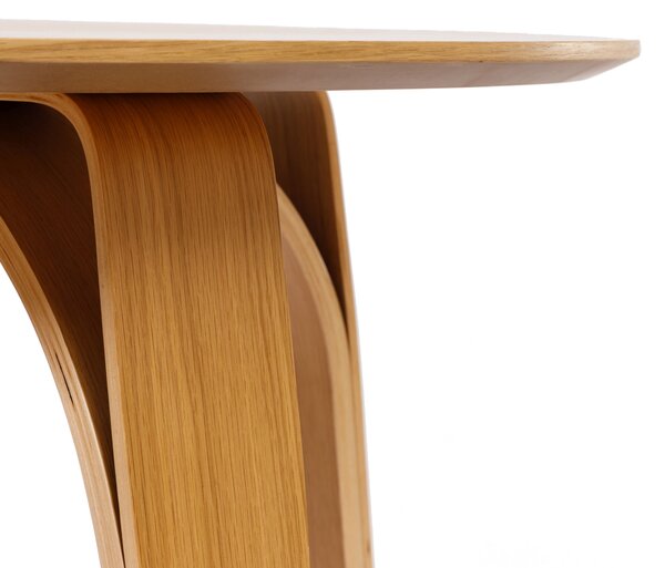 MAZZONI EXPORT BOLZANO 1200 Stejar Natural - MASĂ ROTUNDĂ DIN LEMN PENTRU BUCĂTĂRIE DINING LIVING MODERN CLASSIC