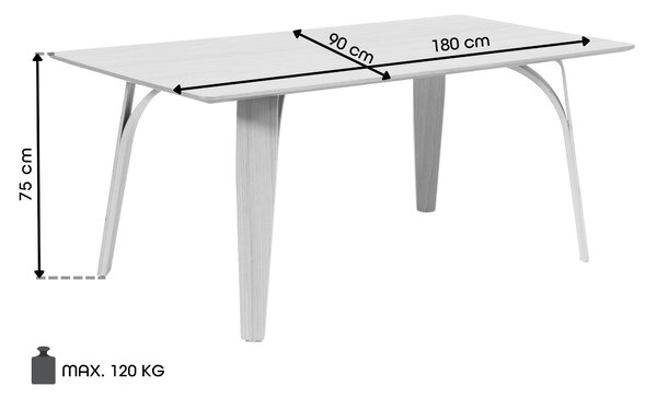 MAZZONI EXPORT BOLZANO 1800 Stejar Natural - MASĂ DIN LEMN PENTRU BUCĂTĂRIE DINING LIVING MODERN CLASSIC