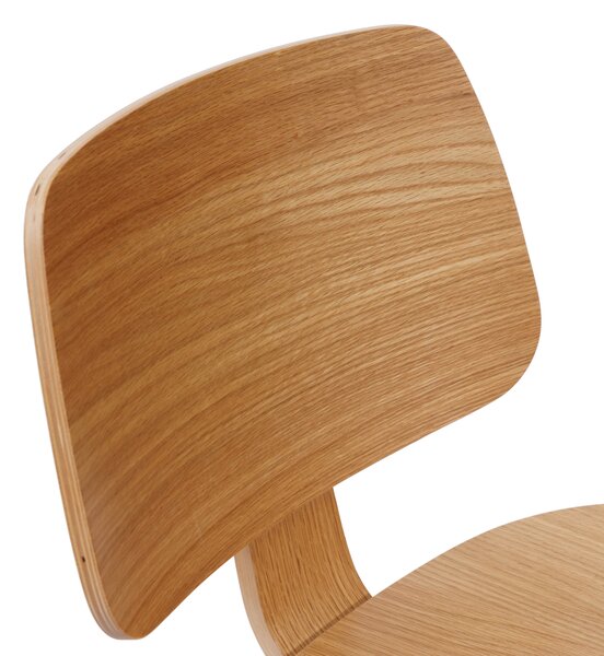 MAZZONI EXPORT AURA Stejar Natural - SCAUN DIN LEMN PENTRU LIVING SUFRAGERIE BUCĂTĂRIE MODERN NORDIC
