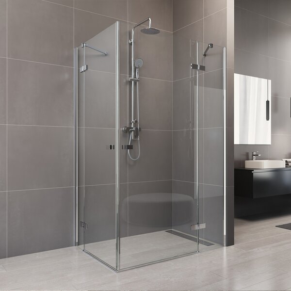 Mereo Mereo, Cabina de dus, Novea, dreptunghi, crom ALU, sticla transparenta, MER-CK10214ZVR