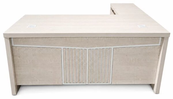 Birou directorial Valente cu dulap lateral mobil - dimensiuni 2000*1000*750 mm