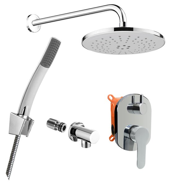 Mereo Mereo, set de duș Zuna cu robinet ascuns cu două căi, MER-CB650SZ1