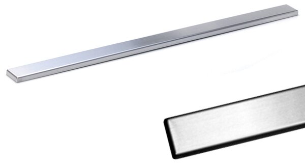Mereo Mereo, Set de duș:, Lima, din trei piese, retractabil, crom ALU, scurgere de perete incl. grătar, MER-CK80612KZ