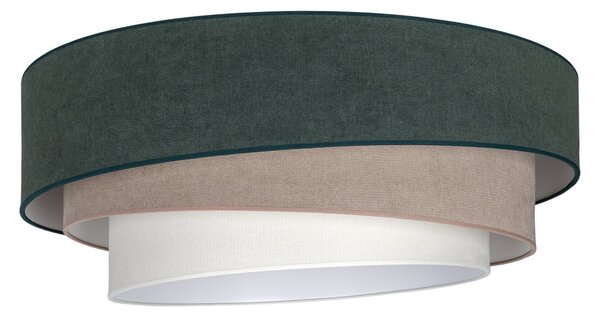 Plafoniere Duolla, Trio, Verde, Bucătărie, Țesătură / Textil, Viața tânără