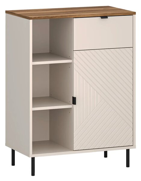 Comoda dulap EVO, casmir/stejar, PAL laminat, 70x40x95 cm