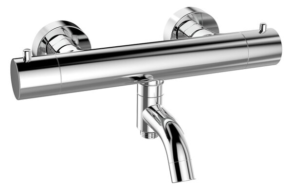 Mereo Mereo, Baterie termostatică de perete pentru baie fără accesorii, MER-CB90103TER