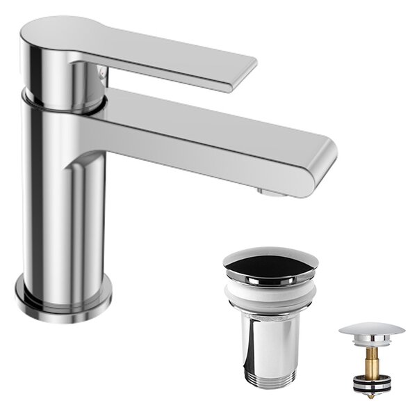 Mereo Mereo, Baterie lavoar, Dita, cu clic-clac CH03VS, crom, MER-CBE10104DC