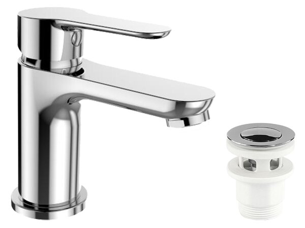 Mereo Mereo, Baterie lavoar, Zuna, cu clic - clac CH03P, crom, MER-CB10104ZC