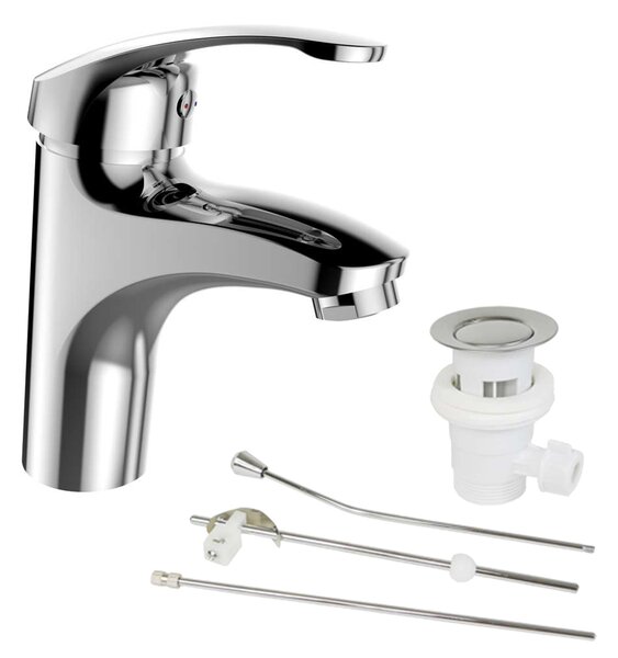 Mereo Mereo, Baterie pentru lavoar, Sonata, cu iesire, crom, MER-CB10104N