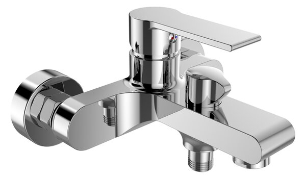 Mereo Mereo, Baterie de baie de perete, Dita, 150 mm, fără accesorii, crom, MER-CBE90104D