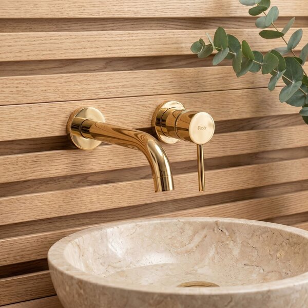 Baterie incastrata Rea Lungo Gold Auriu + BOX