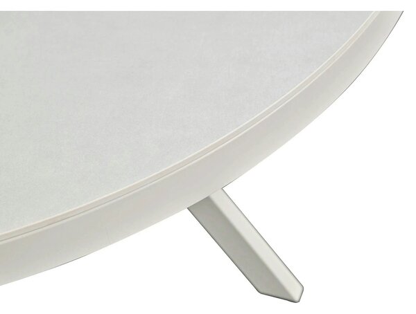 Masa extensibila LIBRA, grej cu efect de piatra travertin, ceramica/me