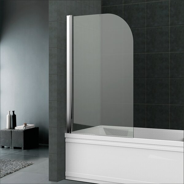 Mereo Mereo, Paravan de dus, aluminiu lustruit, Sticla transparenta, MER-CK70121K