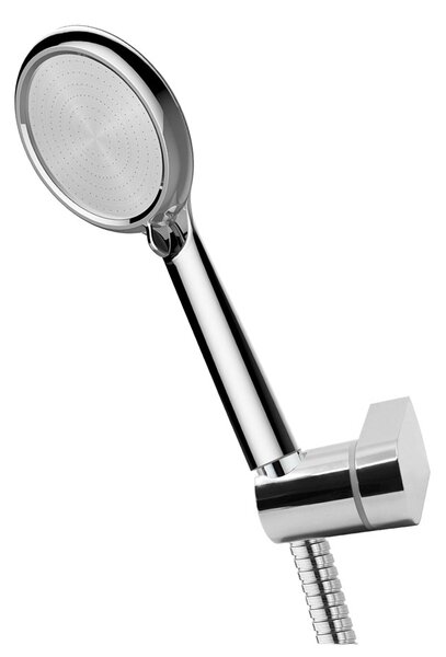 Mereo Mereo, Set de baie cu duș de mână cu trei poziții, furtun de duș din oțel inoxidabil și suport de poziționare, MER-CB569M