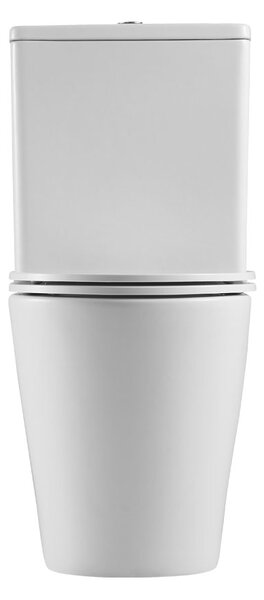 Mereo Mereo, WC combi, deșeuri vario, cu glugă, Smart Flush RIMLESS, ceramică, incl. scaune, MER-VSD91T1