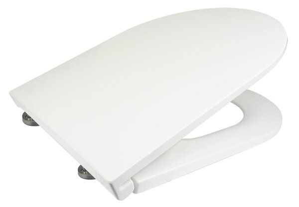 Mereo Mereo, WC combi, deșeuri vario, cu glugă, Smart Flush RIMLESS, ceramică, incl. scaune, MER-VSD91T1