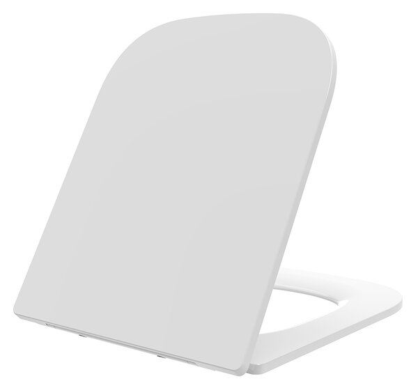 Mereo Mereo, scaun WC pătrat cu închidere automată, SLIM, MER-CSS118S
