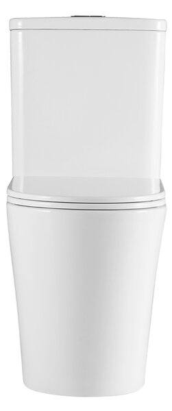 Mereo Mereo, WC combi, ridicat, deșeuri vario, cu glugă, Smart Flush RIMLESS, ceramică, incl. scaune, MER-VSD92T1