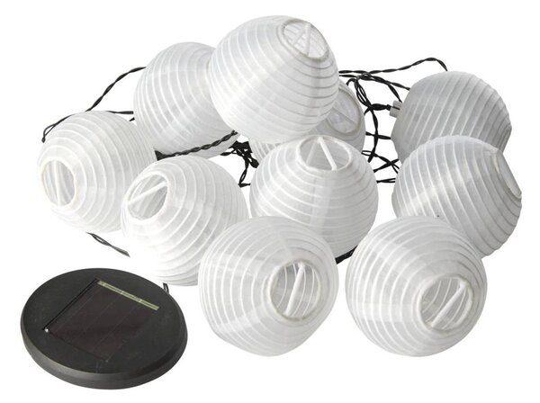 Eglo 780347 - Ghirlandă solară LED, 10 LED, 4,3 m, 300 mAh, IP44