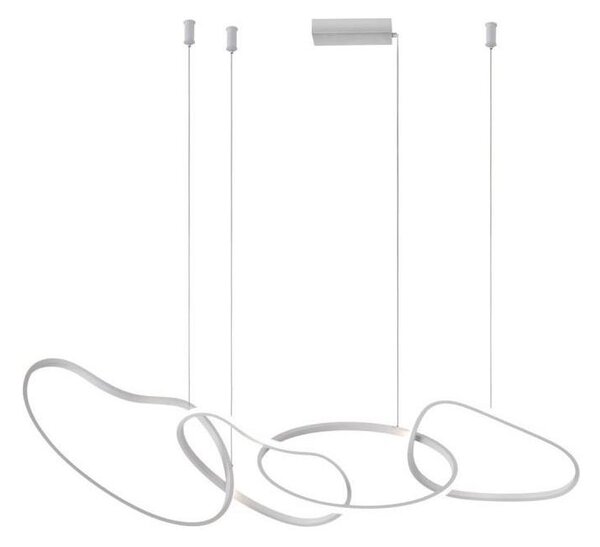 ITALUX PND-22412-S4-WH - Lustră suspendată pe cablu FONTE LED/60W/230V alb